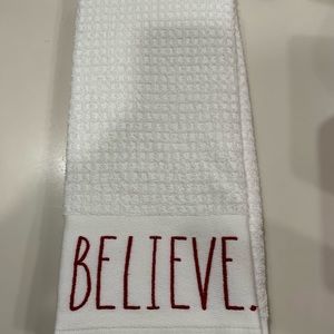 Rae Dunn set of 2 Christmas kitchen towels